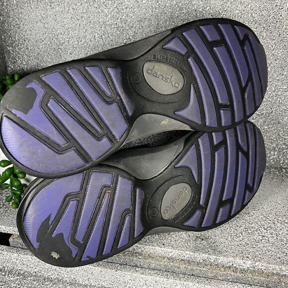 Dansko Leather Slip On Lock Laces Sneakers Shoes Size 10.5 11 - Picture 6 of 8